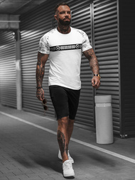 Muška Trenirka Bijelo-Crna OZONEE O/HM760Z