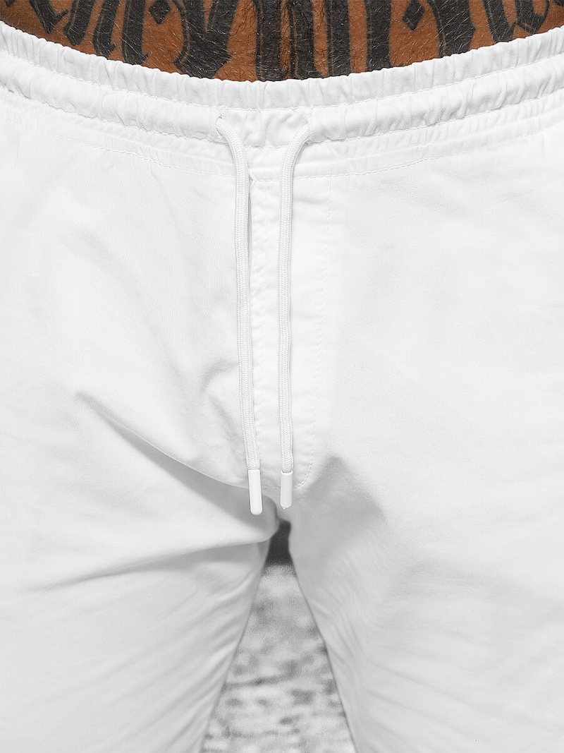 Muške jogger hlače bijele OZONEE O/PAN23023