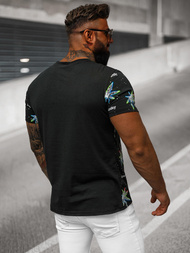  Muška majica crna OZONEE O/T136/3