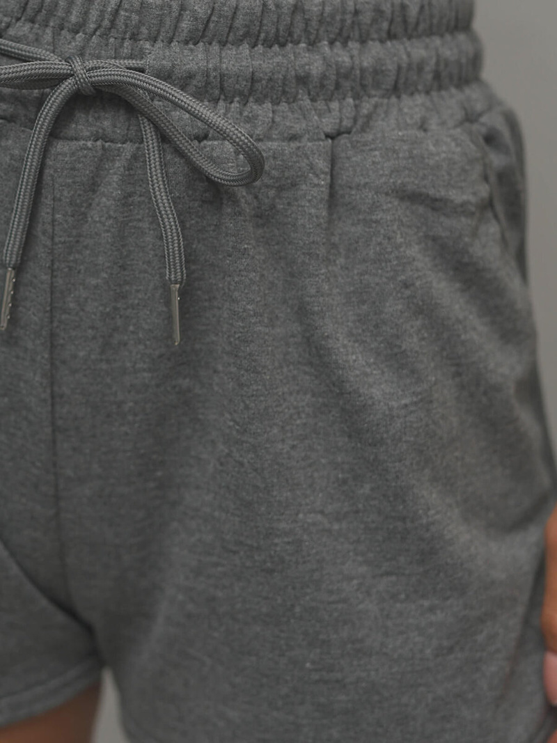 Ženske kratke hlače grafitne OZONEE JS/8K1256/5Z