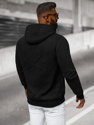 Muška dukserica s kapuljačom crna OZONEE NB/MF2003