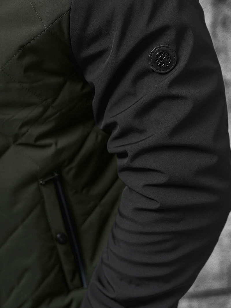 Muška proljetna jakna tamnozelena OZONEE JS/84M3022/136