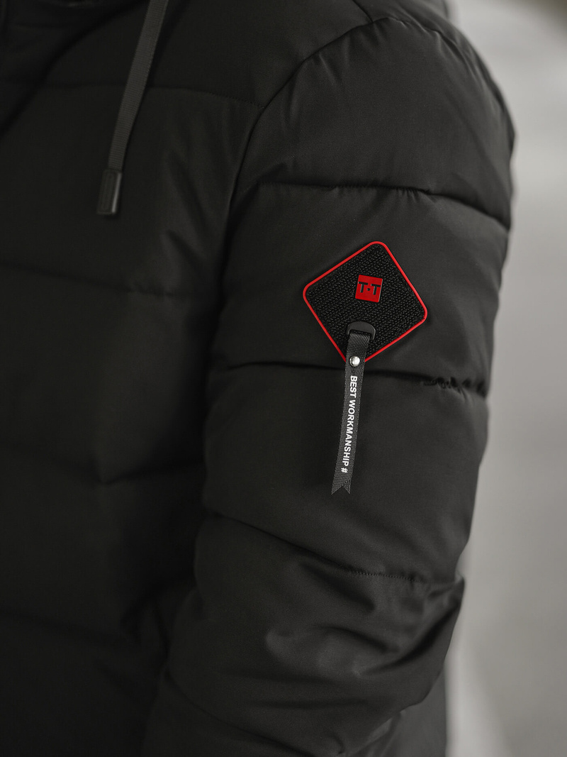 Muška parka jakna crna OZONEE JS/31M5031/392Z