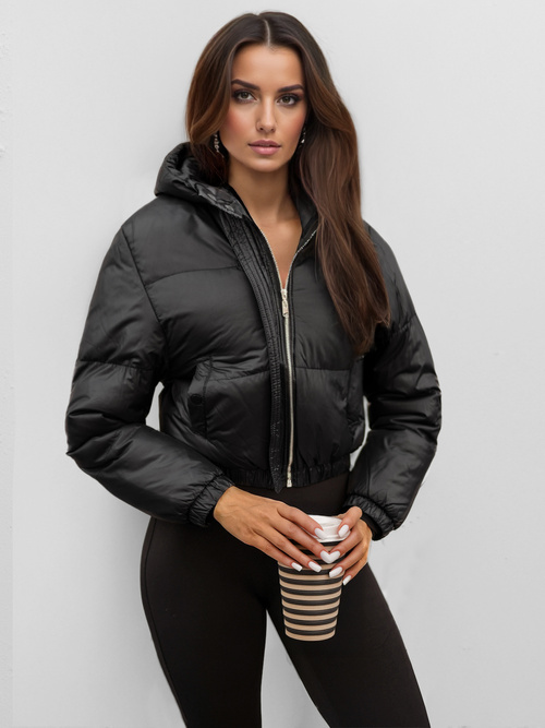 Ženska jakna crna OZONEE JS/5M3260/392Z