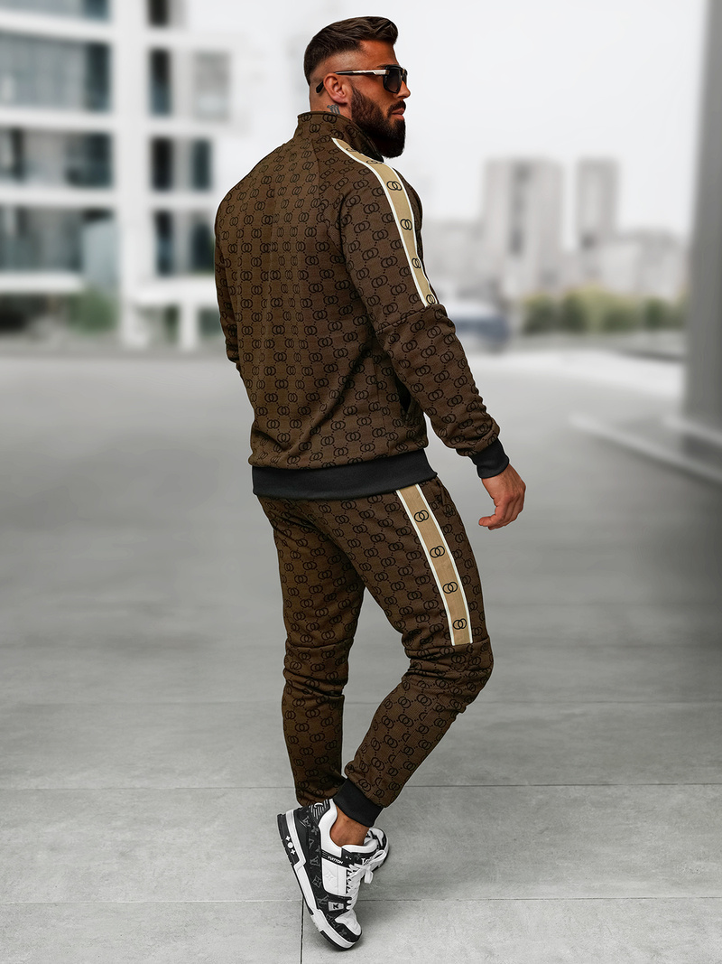 Muška Trenirka Tamno-Bež OZONEE O/FF5110AB