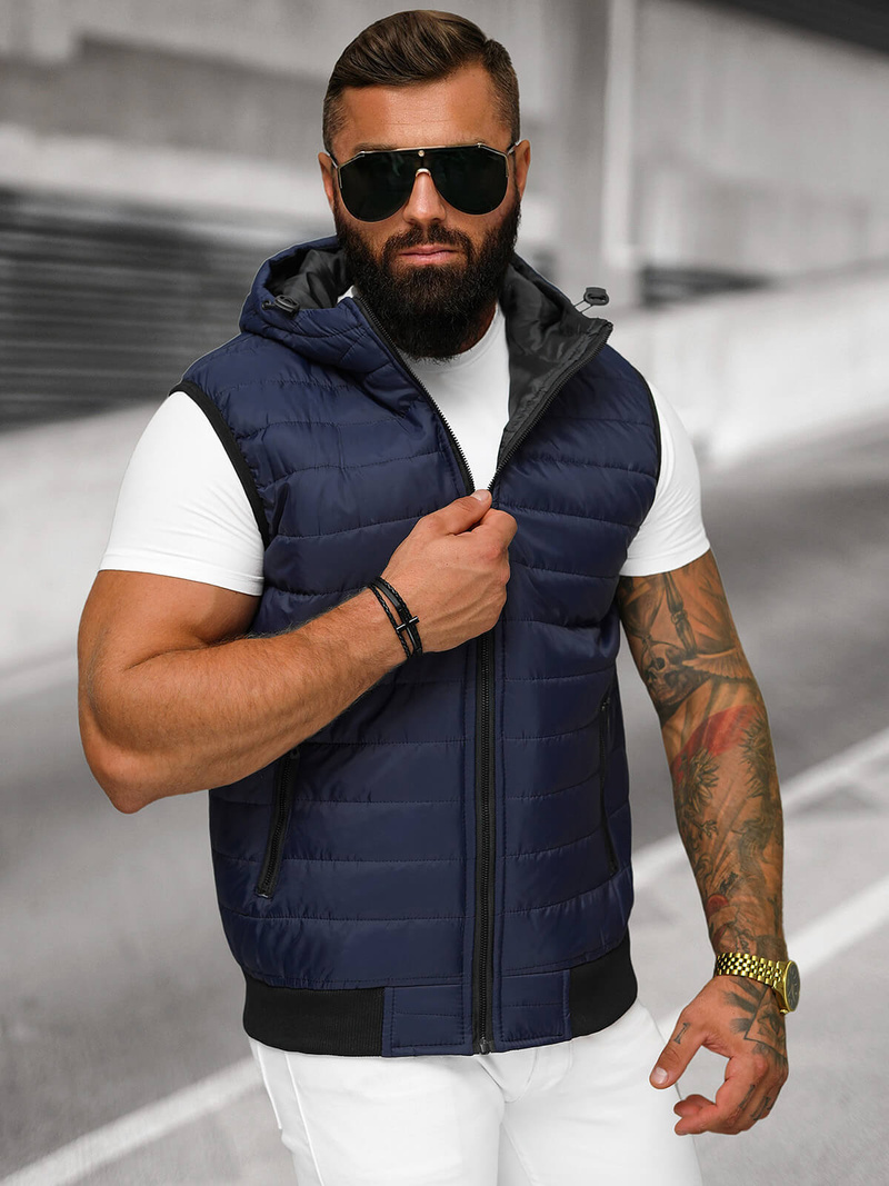 Muški Prsluk Modri OZONEE JS/MY88Z