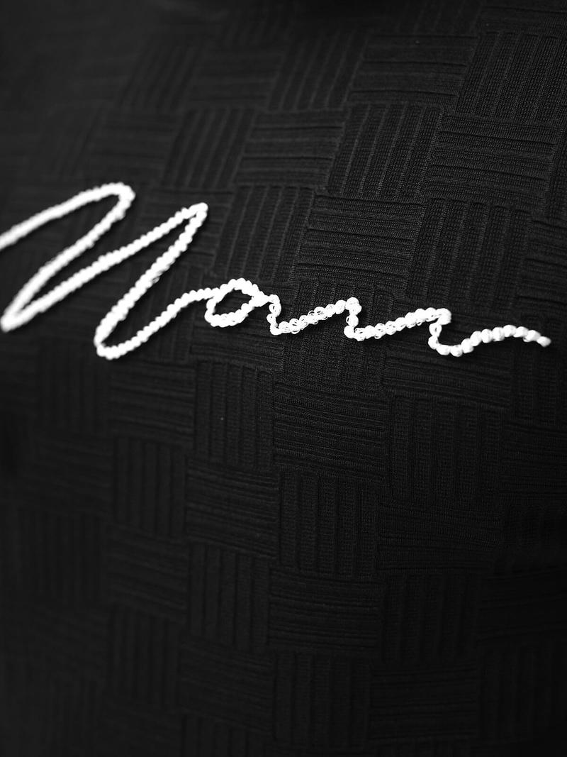 Muška Majica Crna OZONEE O/QS11628