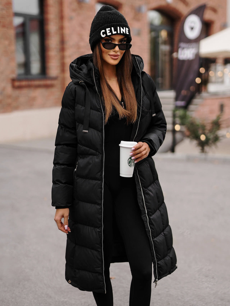 Ženska jakna crna OZONEE JS/M736/392Z