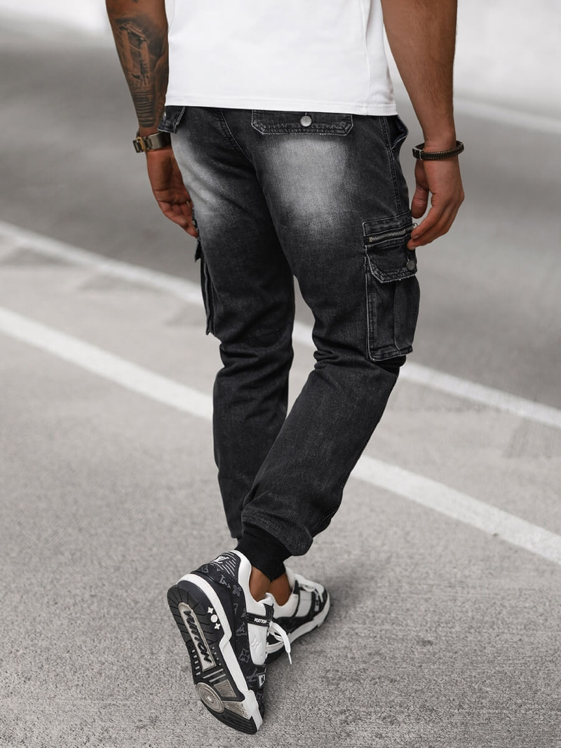 Muške Jogger Hlače crne OZONEE NB/MP0108N