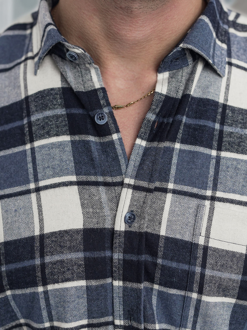 Muška Košulja Modra OZONEE V/V175Z