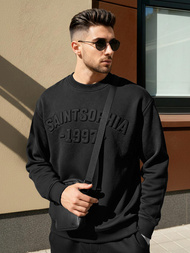 Muška dukserica crna OZONEE JS/8B1953/3