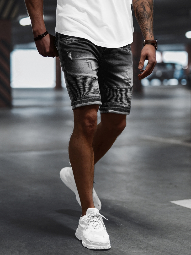 Muške Kratke Hlače Crne OZONEE NB/MP0033NZ