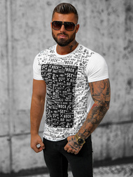 Muška majica bijela OZONEE O/T122/1Z