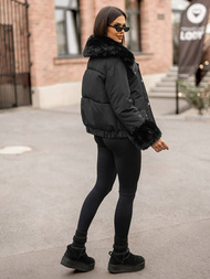 Ženska Zimska Jakna Crna OZONEE O/H833