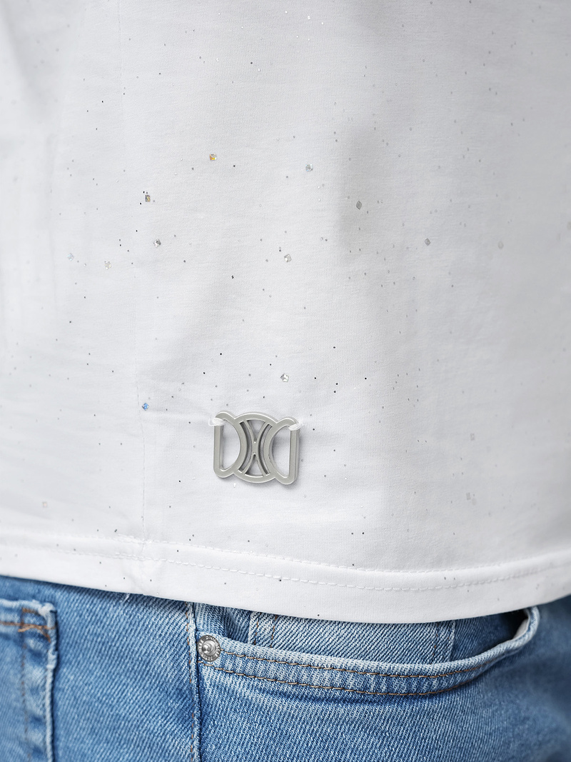 Muška Majica Bijeli OZONEE O/QQ1388