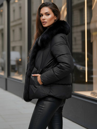 Ženska jakna crna OZONEE O/16M9179/392