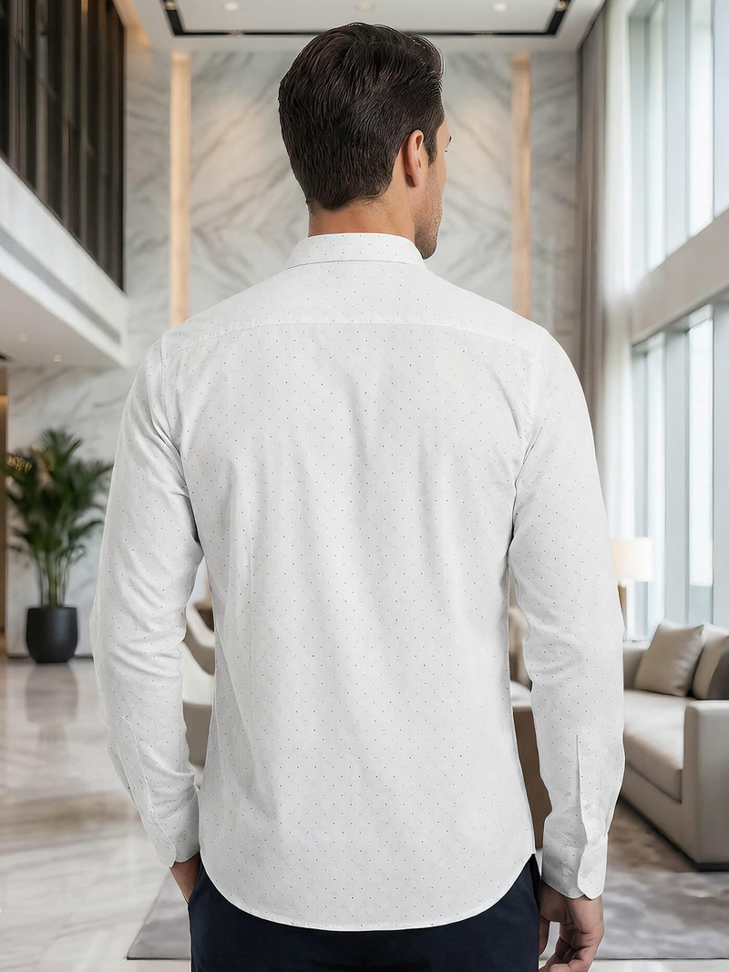 Muška košulja bijela OZONEE V/V185Z