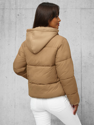 Ženska Jakna Svijetlo-Bež OZONEE JS/16M9187/158