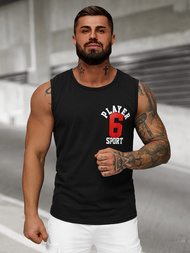 Muška majica bez rukava crna OZONEE JS/8B1717/3Z