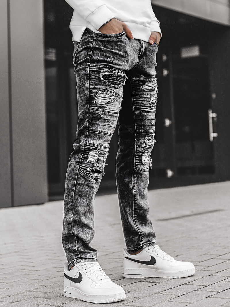 Muške traperice grafitne OZONEE V/19194