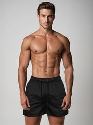 Muške kupaće kratke hlače crne OZONEE JS/XL018/1Z