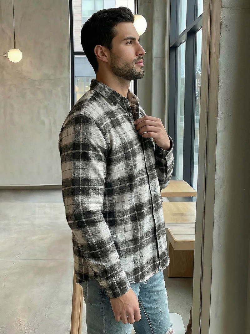 Muška košulja siva OZONEE V/V172Z