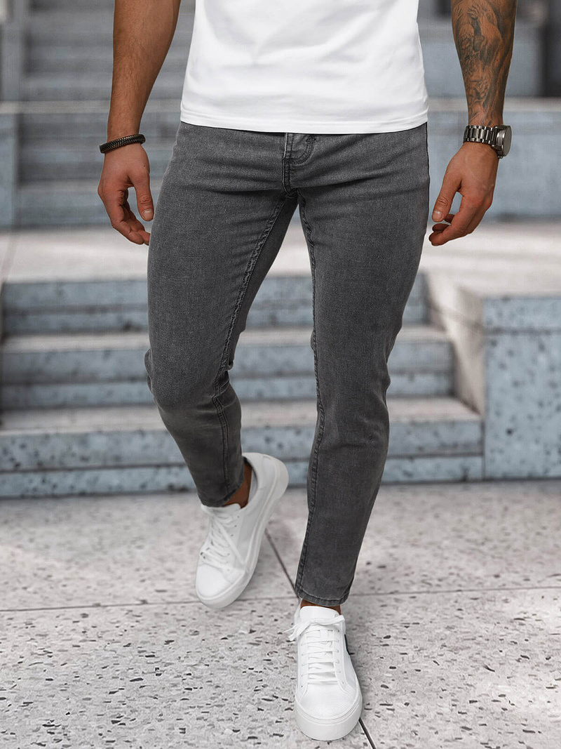 Muške traperice grafitne OZONEE NB/MP0192GS