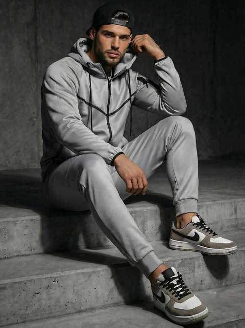 Muška trenirka siva OZONEE JS/8C1966/2