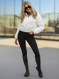 Ženska jakna bijela OZONEE JS/5M3260/281Z