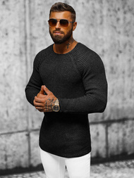 Muški džemper crni OZONEE L/2492