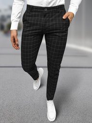 Muške chino hlače crne OZONEE DJ/5515