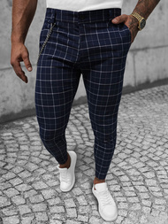 Muške chino hlače modre OZONEE DJ/550171