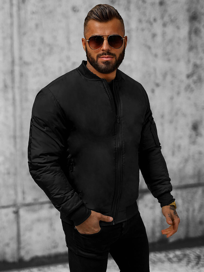 Muška jakna crna OZONEE JS/AK95Z