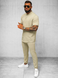 Muške chino hlače bež OZONEE O/K971SP