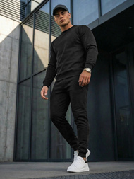 Muška trenirka crna OZONEE JS/68C10380/3Z