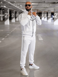 Muška trenirka bijeli OZONEE JS/8C8117/1Z