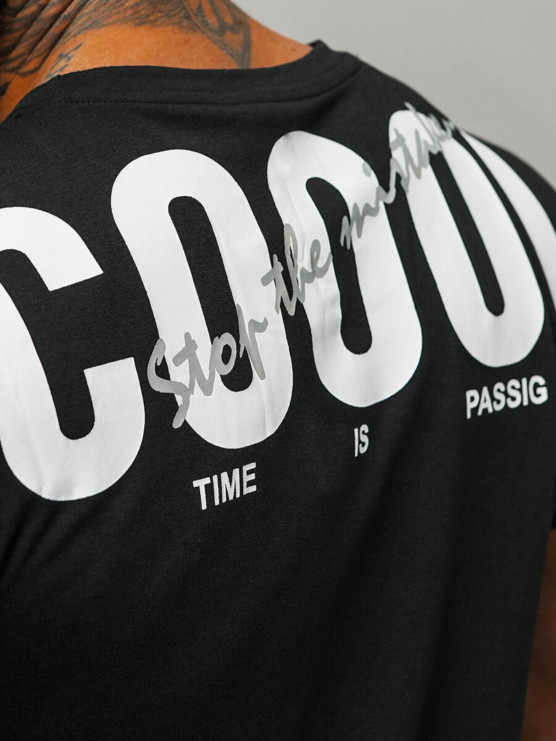 Muška majica crna OZONEE O/T1278/3