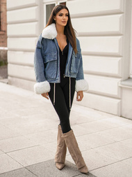 Ženska traper jakna plava OZONEE JS/11Z8219