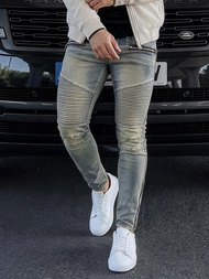 Muške Traperice Plave OZONEE O/EM8886Z