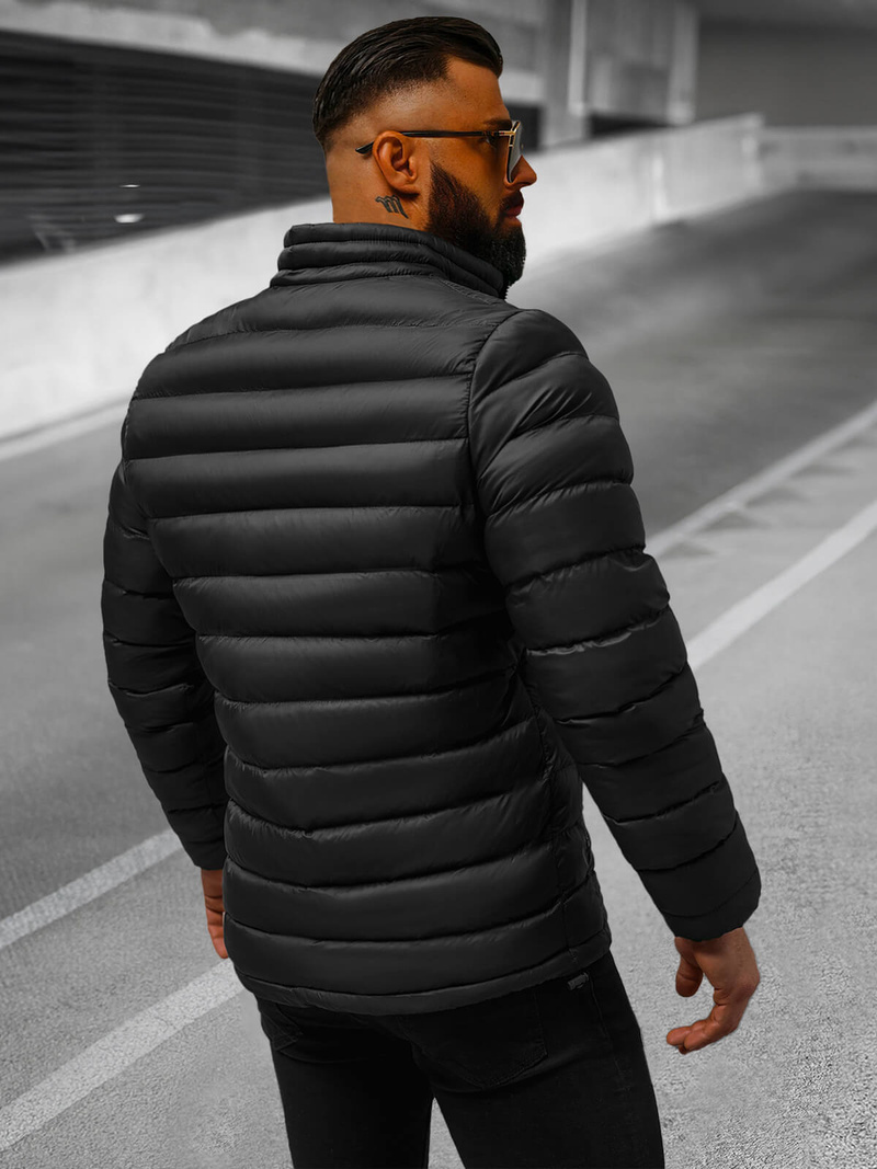 Muška proljetna jakna crna/2 OZONEE JB/JP1111