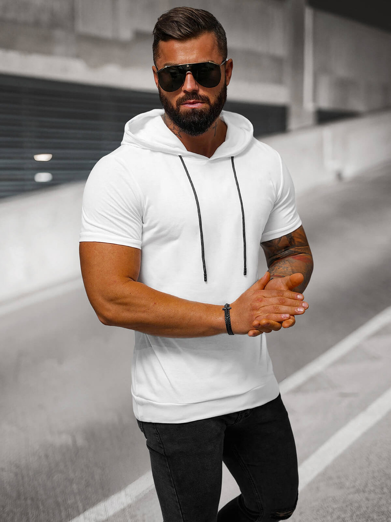 Muška majica bijeli OZONEE JS/8T955/1