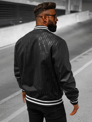 Muška prijelazna jakna crna OZONEE O/3A172Z