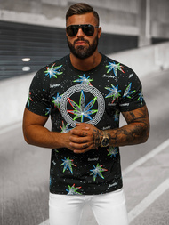  Muška majica crna OZONEE O/T136/3