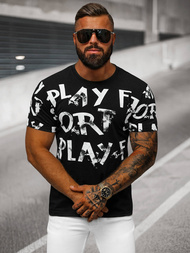 Muška majica crna OZONEE O/8T1280/3