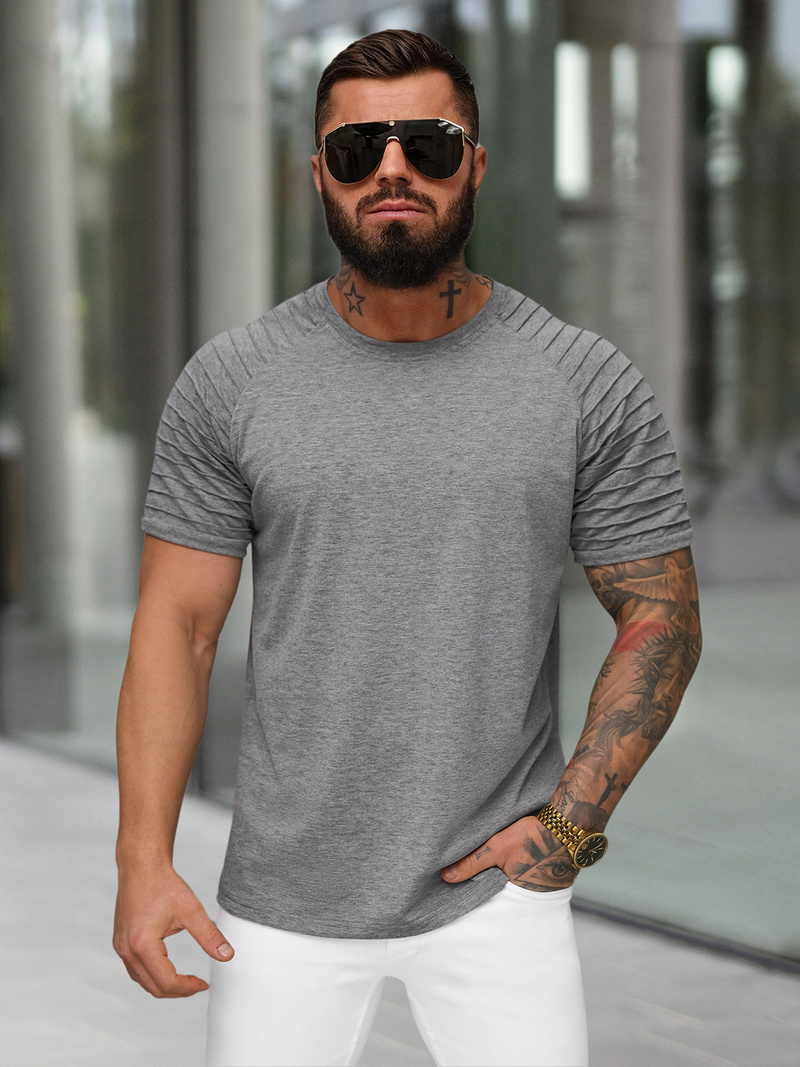 Muška majica grafitni OZONEE JS/8T88/5Z