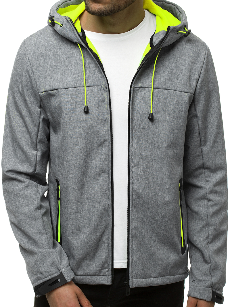 Muška softshell jakna Siva OZONEE JS/KS2196
