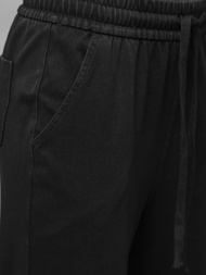 Ženske traperice hlače crne OZONEE O/330097