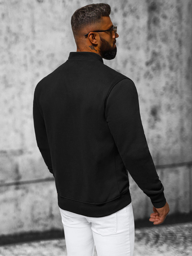 Muška dukserica crna OZONEE NB/MF2020