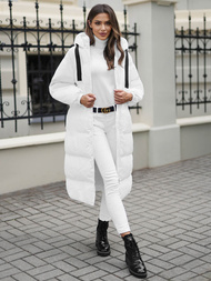 Ženska jakna bijela OZONEE JS/5M3163/281Z