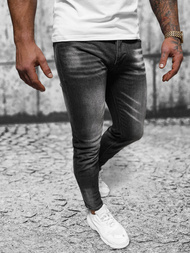 Muške Traperice Crne OZONEE NB/MP0199N